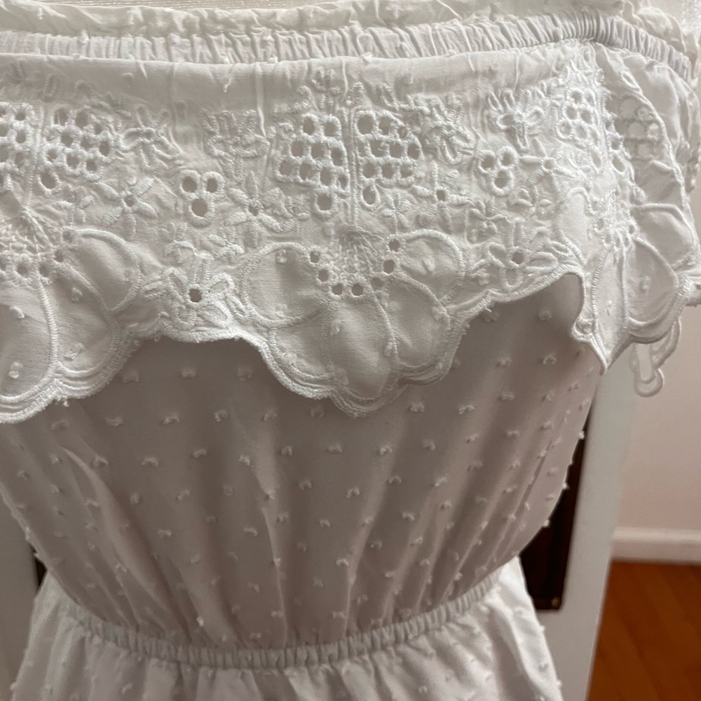 Epic Threads White Ruffled Off-Shoulder Sundress - Picture 2 of 8